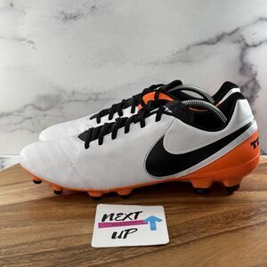 Men’s Size 12-Nike Tiempo Genio II Leather Firm Ground Soccer Cleats 819213-108